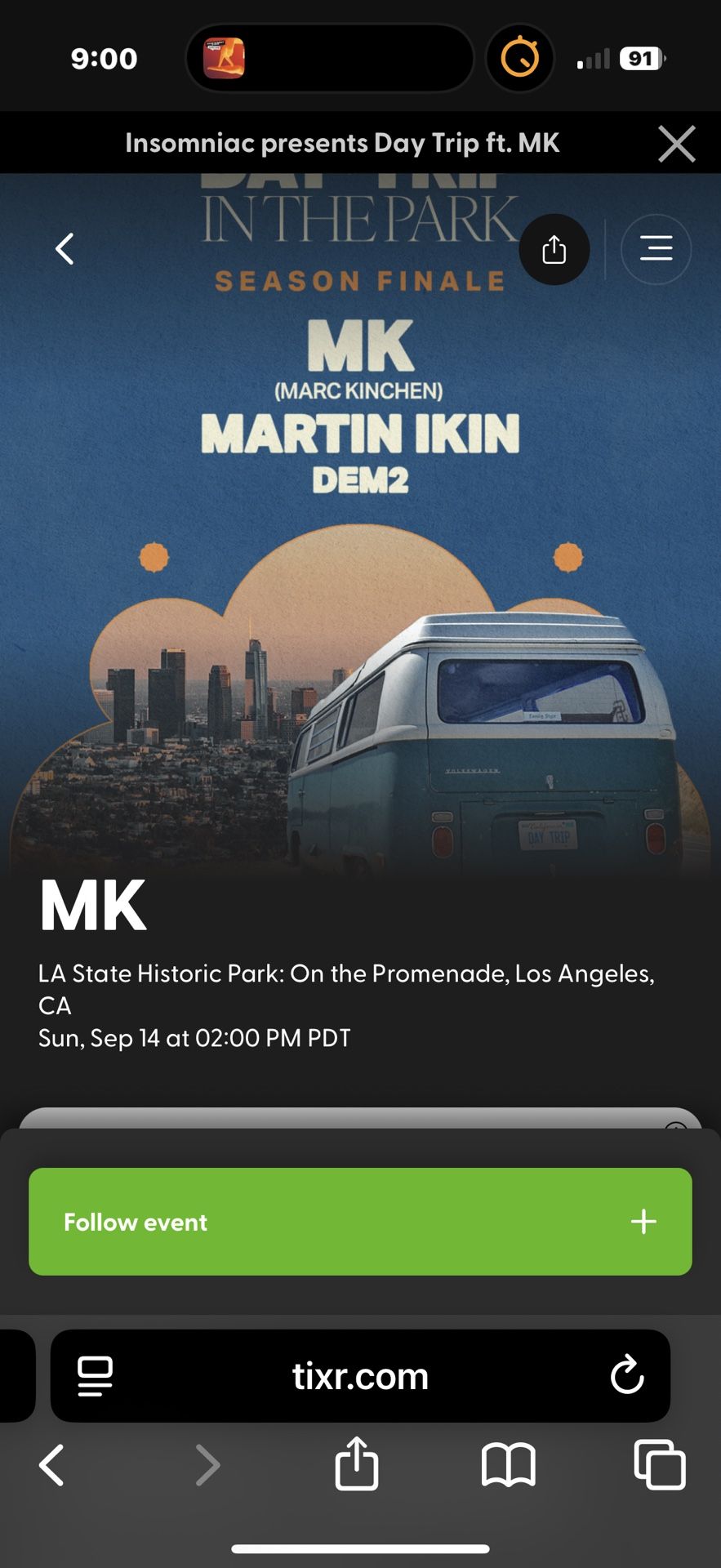 MK Marc Kinchen Day Trip