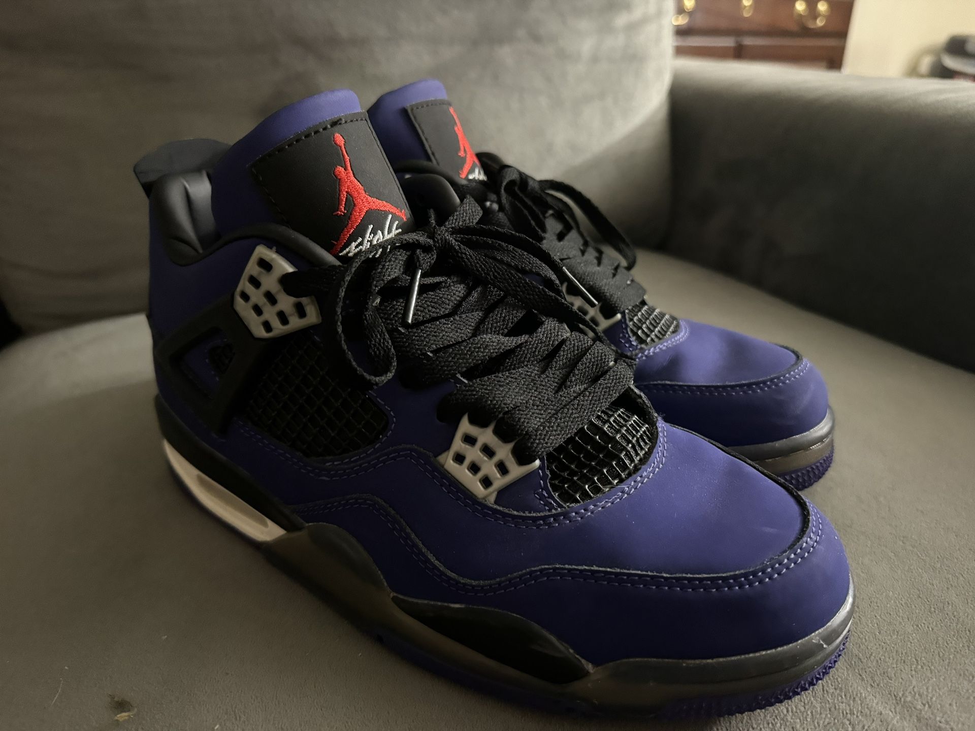 Jordan 4 Travis Scott Friends And Family Purple