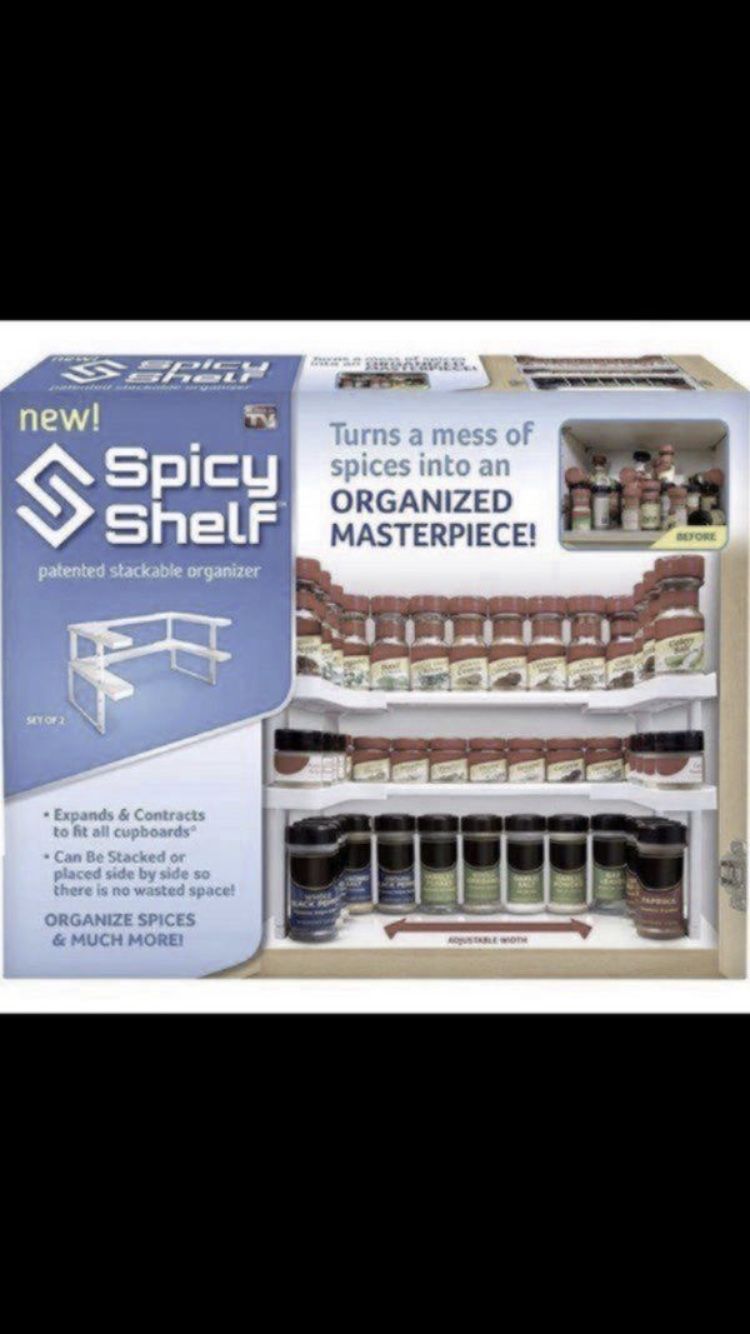 Spicy Shelf Rack and Stackable Organizer