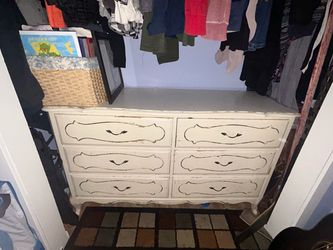 White dresser