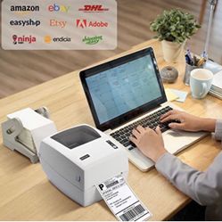 Shipping Label Printer, USPS Label Printer, 4x6 Thermal Printer for Shipping Labels, Commercial Grade Label Maker-High Speed & Clear Printing, Compati