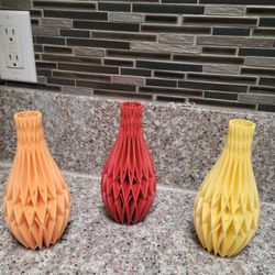 NEW 3D FLOWER VASES 