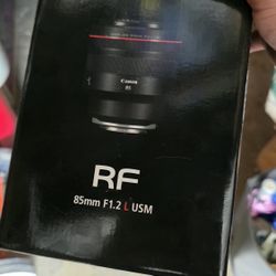 Canon  85mm 1.2 Rf Lens 