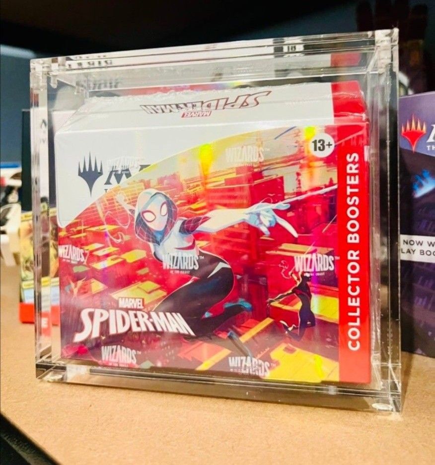 Magic The Gathering Spider Man Collector Booster Box (12 Packs) CASE NOT  INCLUDED