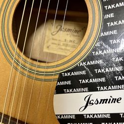 Jasmine By Takamine S-34 C Acoustic Guitar Orchestra Style 