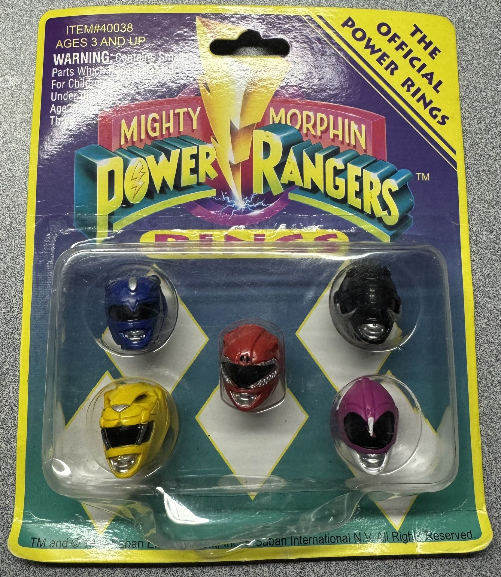 Power Ranger Rings