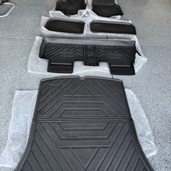 Tesla Model Y Floor Mats 6 Piece 