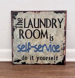 LAUNDRY ROOM SIGN