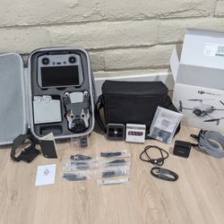 Dji Mini 4 Pro Drone Complete W/ Extras Case, Filters, Sd Cards. 