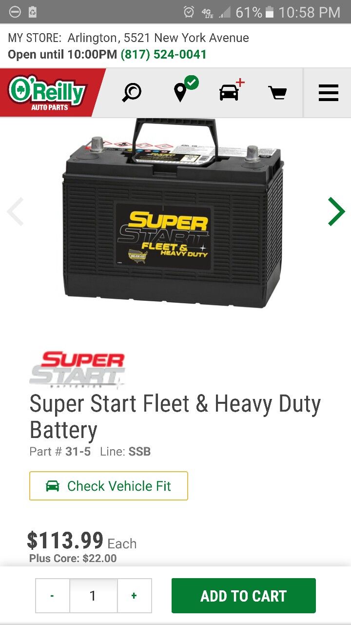 Super start fleet heavy duty battery truck boat rv