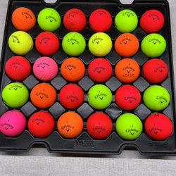 Callaway Matt Colored Golf balls Each Dozen For $10