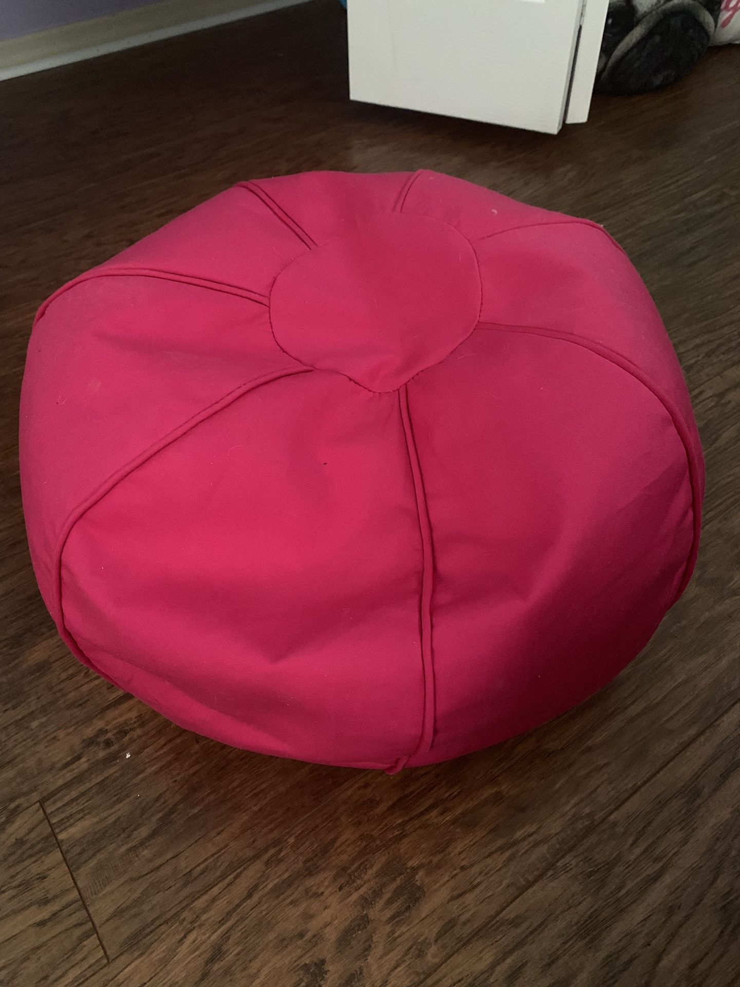 Pink Chair Poof