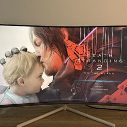 Samsung 28” Curved UHD Monitor