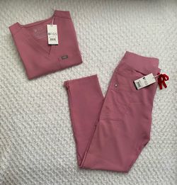 Figs Scrub Set (Chalk Pink)