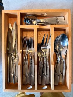 new target threshold 45 piece flatware set "marisol"