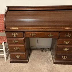 Vintage roll top desk