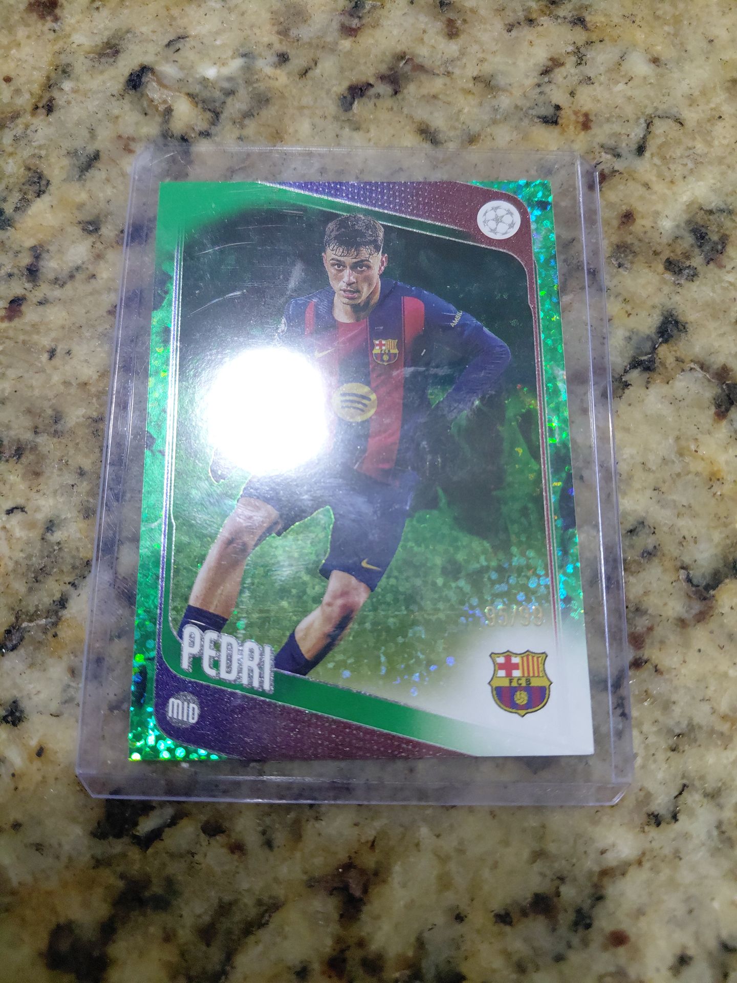 Pedri 2025-2026 Topps trade card