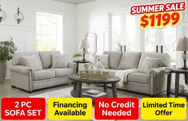 2 PC SOFA AND LOVESEAT