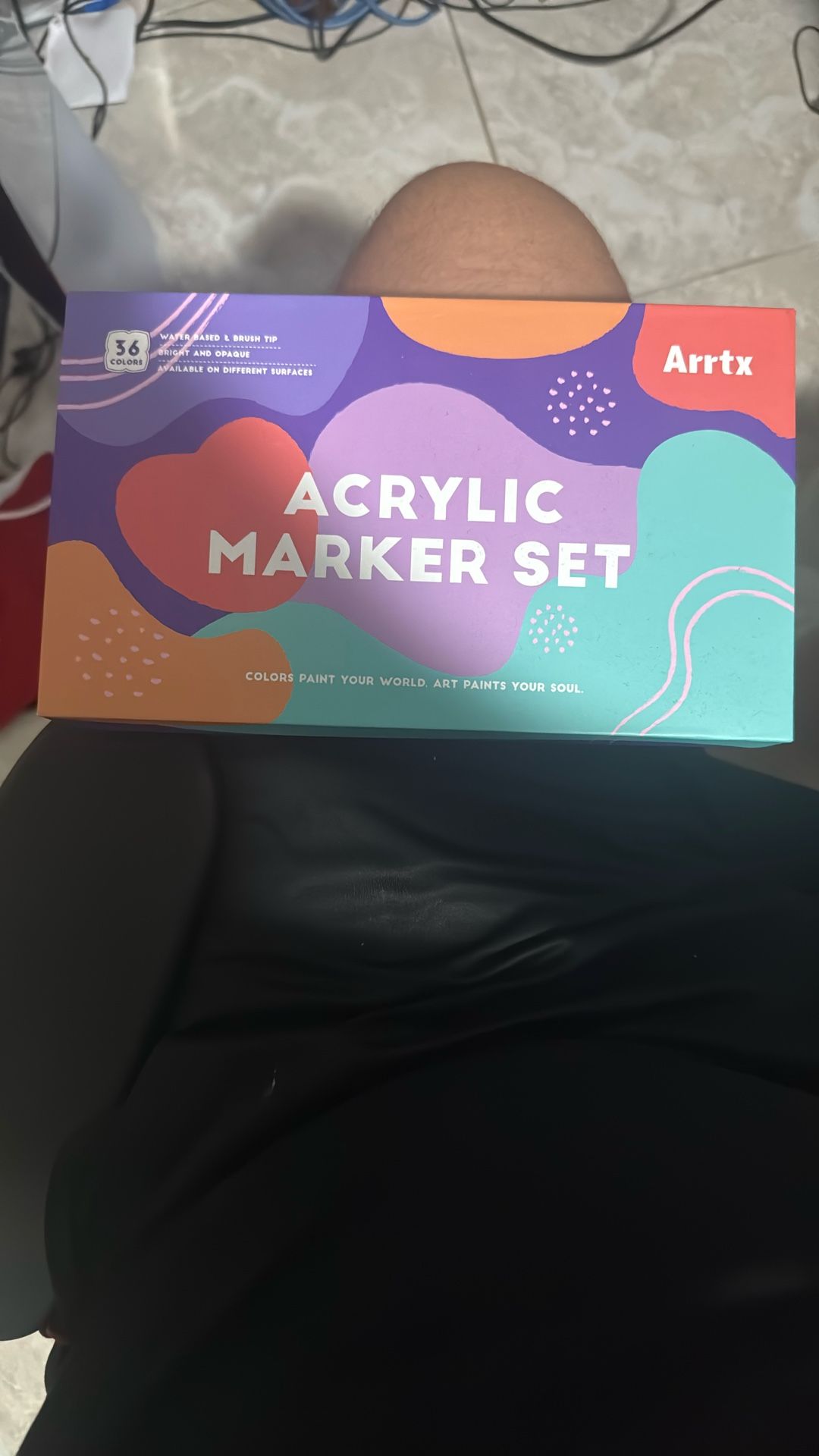 Arrtx 36 Count Acrylic Marker Set