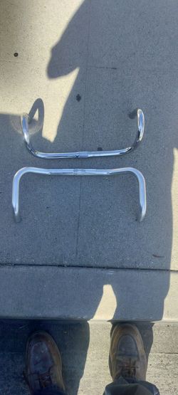 Chrome Drop Bar Road Bike Handlebars – Pair