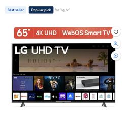 LG 65" 4K UHD Smart Tv