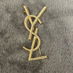 YSL Used Brooch Pin 