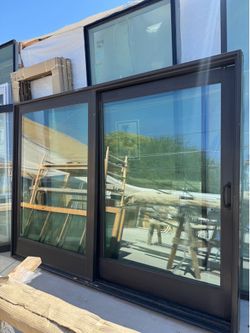 2-sliding glass doors 108”x80”