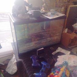 Fish Tank With All Accessories. 