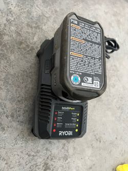 Ryobi battery and charger