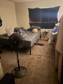 Cal King Mattress + Bed Frame — FREE, Pickup Only