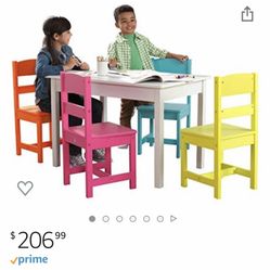 New In Box Kidkraft Table And Chairs