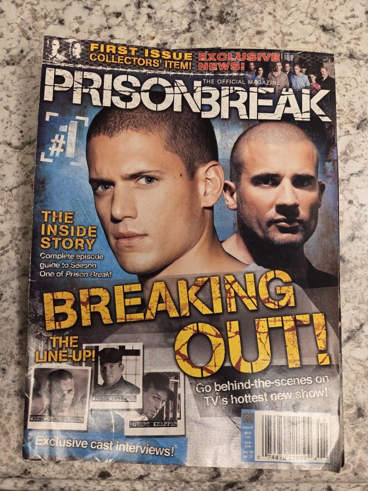 Prison Break Magazines Issues 1-8