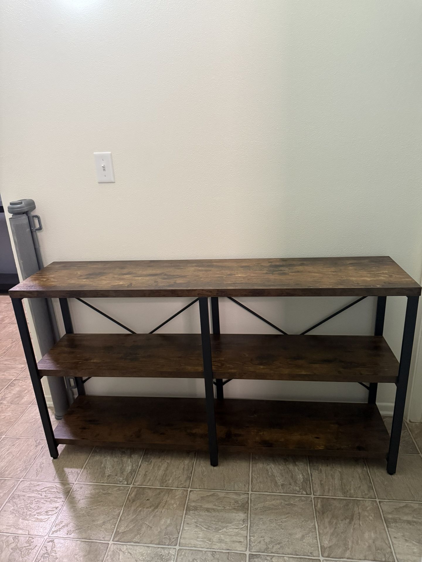 3-Tier Entertainment Entry Shelve
