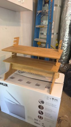 2 tiered standing desk converter