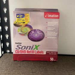 Imagine SoniX CD/DVD Refill Labels New.