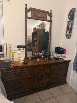 Full wooden bedroom set