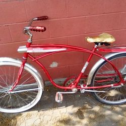 Amf Vintage 60s Red Bike Mens