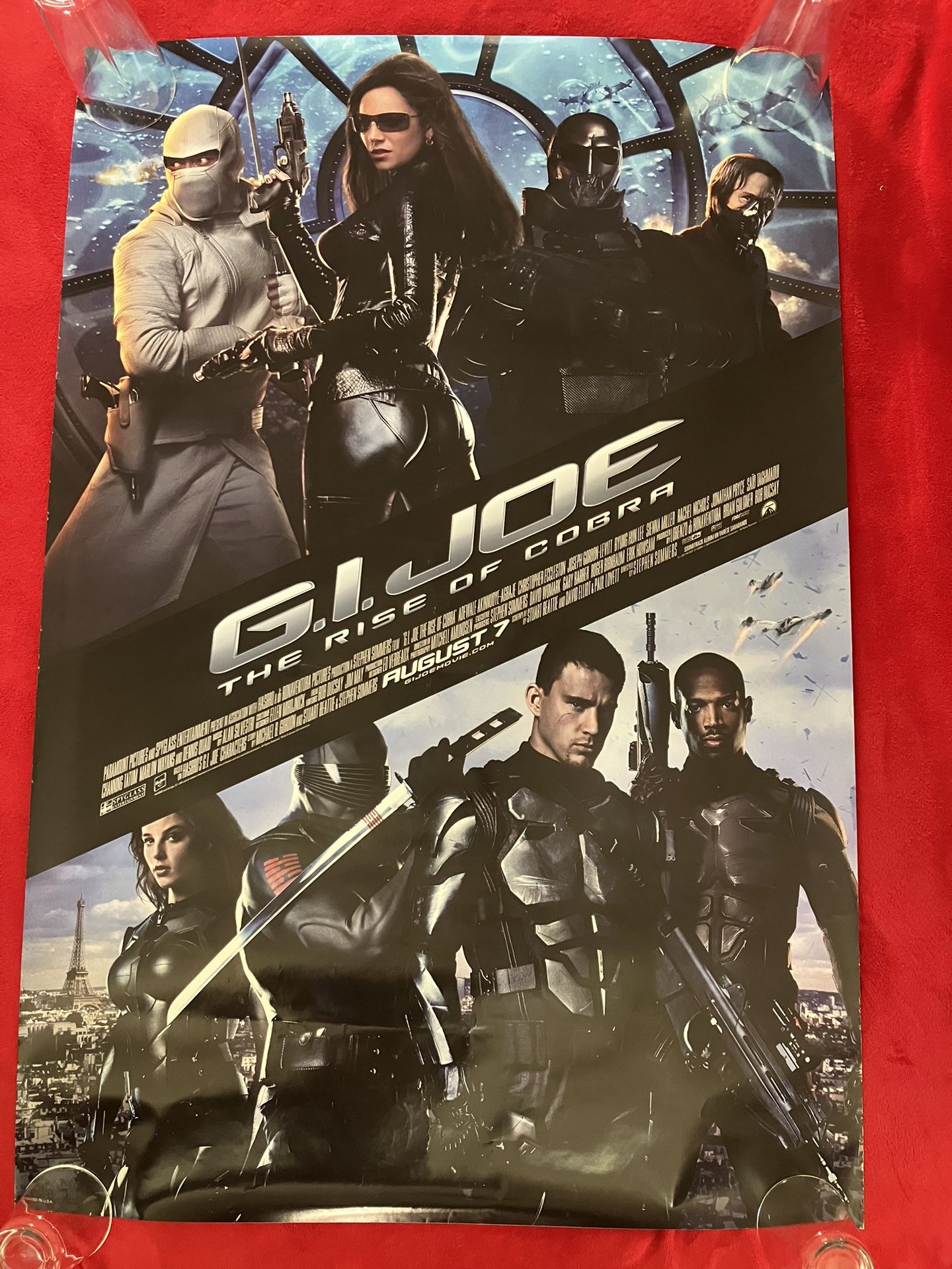 G I JOE THE RISE OF COBRA DOUBLE SIDED ORIGINAL MOVIE POSTER 27" x 40" ‼️ Zooming Pictures For Details ‼️ Price Is FIRM