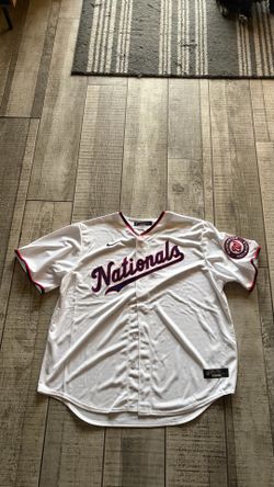 Nike Washington Nationals white jersey size XXL