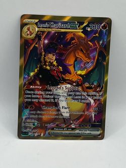 Non TCG Pokemon Leon’s Charizard ex Fan Art Card
