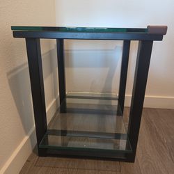Small Glass Rectangular Table