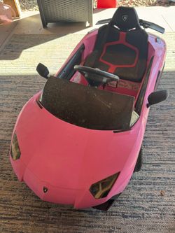 Pink Lamborghini Ride On