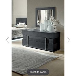 ALF DRAFE 3drw Dresser Gray Koto MONTECARLO W Mirror Reg Price  2600