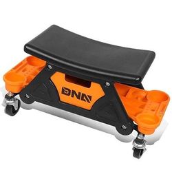 Rolling Work Seat Storage Mechanic Stool - 25-1/2 in. X 13 in. X 12 in.