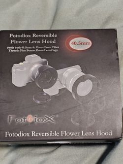 Reversible Flower Lens Hood 40.5mm (New, Box Never Opened)
