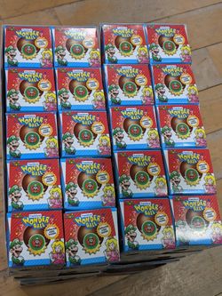 New Frankford Mario Nintendo Wonderball Chocolate Coin Cases.