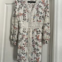 Womens American Rag CIA Floral Lined Dress 