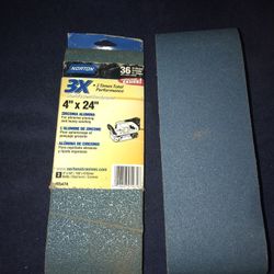 4”x24” Sandpaper Belt  For A Belt Sander!! $10