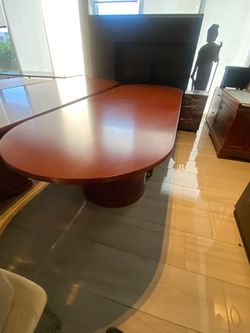 Wood conference table 10’ new! Sale!