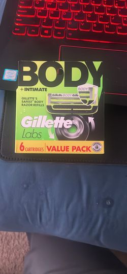 Gillette Labs Body + Intimate Razor Refills - 6 Cartridges